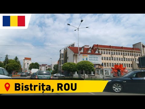 🔴 Romania • Bistrița 🇷🇴【1080p HD】• Driving in Bistrita (Bistrita Nasaud)