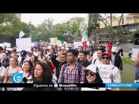 Video: Estudiantes de derecho de la UNAM marchan en contra de la reforma al Poder Judicial de AMLO