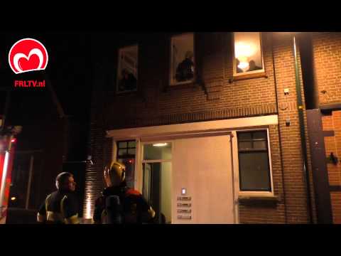 Woningbrand in Dokkum