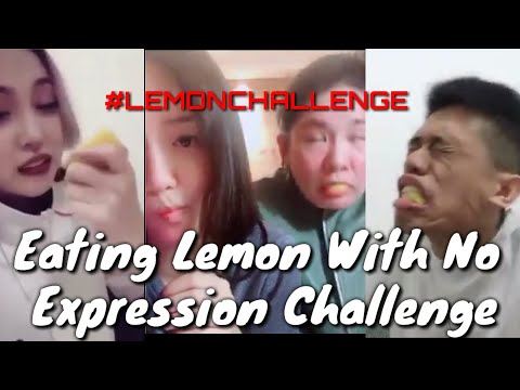 FUNNY | EATING LEMON WITH NO EXPRESSION CHALLENGE