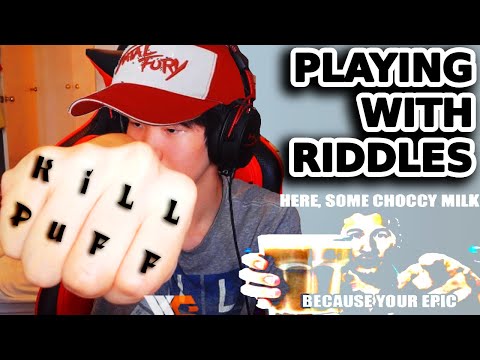 PLAYING RIDDLES MAKES ME WANT CHOCCY MILK - Friendlies vs Riddles