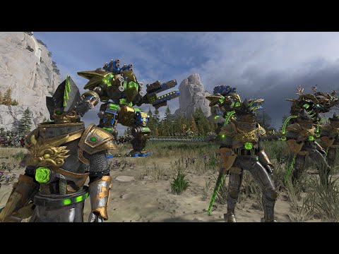 Robots vs Kheine in 4k - Total War Warhammer 3