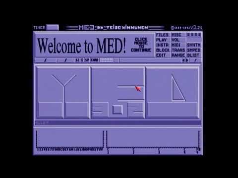 Amiga Hardcore Med v3.21 Song and Samples #2 Rave Music Mashup