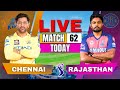 LIVE IPL 2025 CSK Vs RR Live Cricket Match Score Commentary Chennai Vs Rajasthan Live Match