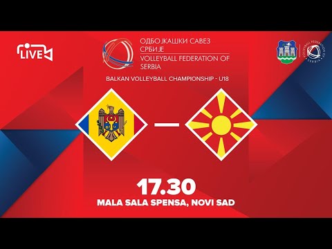 Moldova - North Macedonia, U18 Men Balkan Championship 2022