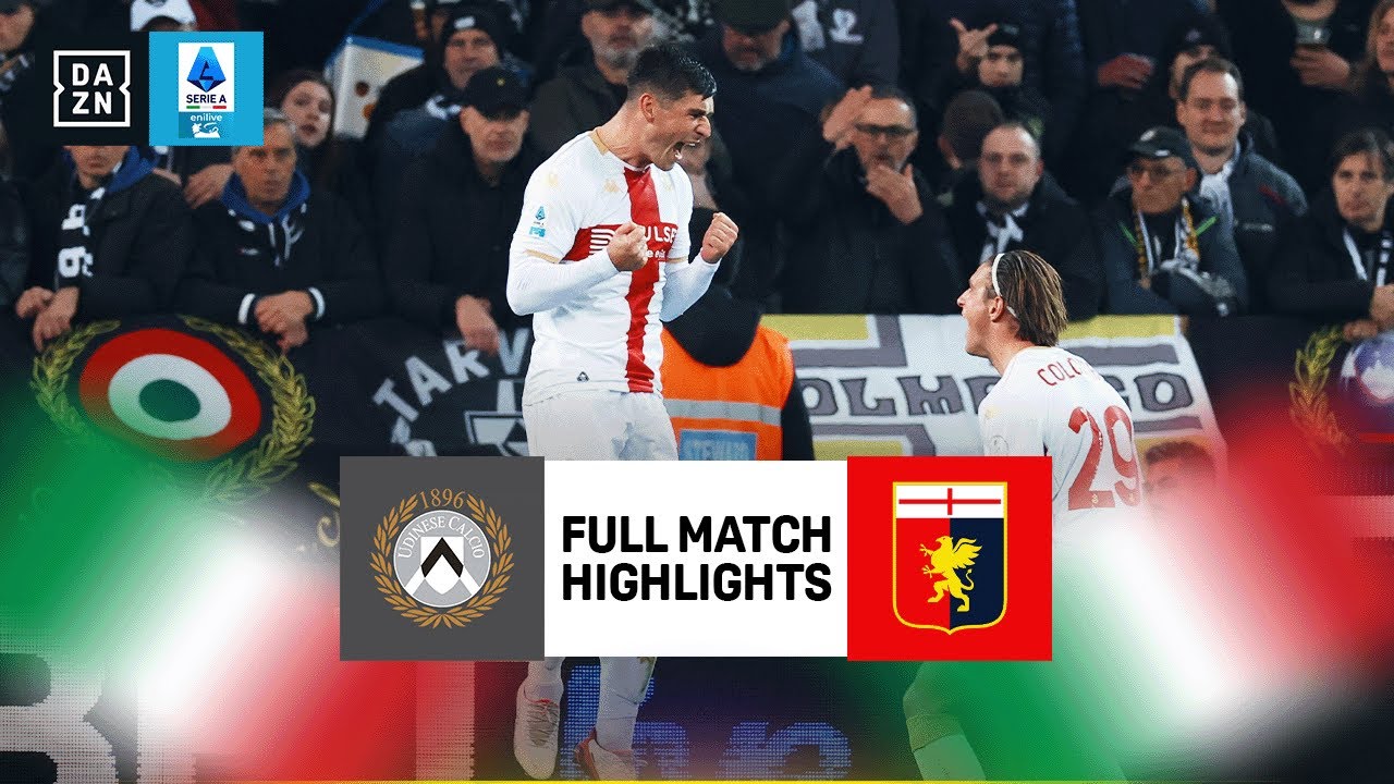 Udinese vs Genoa | Lega Serie A Highlights | Matchday 14 | 2025-2026