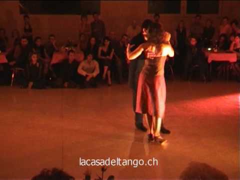  Corina de la Rosa  and  Julio Balmaceda  are  dancing  to  the  vals  "  Desde el Alma  "