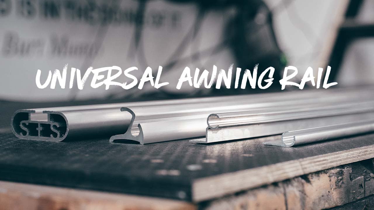 Watch video @stitchesandsteel Universal Awning Rail, The Only Rail You Need, For Any Van, Including A T5 - T6 Now @stitchesandsteel Universal Awning Rail, The Only Rail You Need, For Any Van, Including A T5 - T6