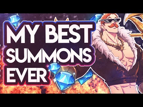 DOUBLE NEW Escanor Animation | MY LUCKIEST SUMMONS EVER! | Seven Deadly Sins: Grand Cross