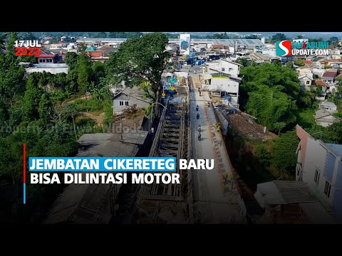 Jembatan Cikereteg Baru Bisa Dilintasi Motor