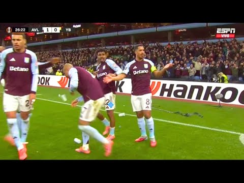 Young Boys Fans Attacked Aston Villa Player Donyell Malen 😳 | Europa League | Reactions 