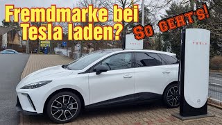 Fremdmarken E-Autos am Tesla Supercharger aufladen: So geht´s! (inkl. Anfänger Anleitung)