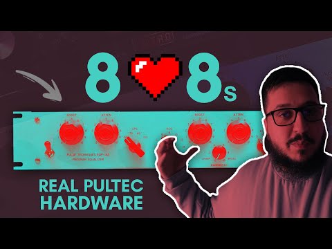808s + Real Pultec Hardware ( Pultec EQP-1A3 )