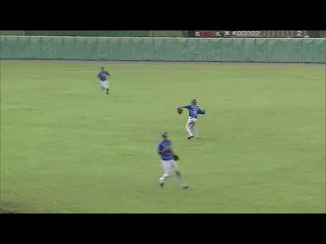 【ファーム】ライオンズ・金子侑 2試合連続の捕殺!! 2018/7/31 L-S(ファーム)