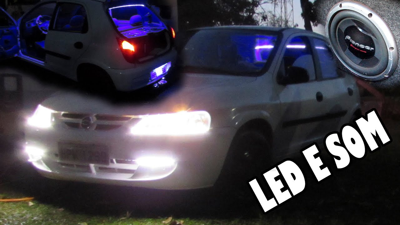 MEU CELTA PERSONALIZADO COM LED E SOM