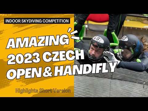 Indoor Skydiving Czech Open & Handifly Race 2023  - Highlights Short Version