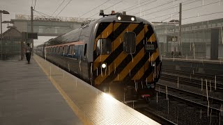 Back to Front - Northeast Corridor New York - Amfleet Cab Car Train Sim World 2020