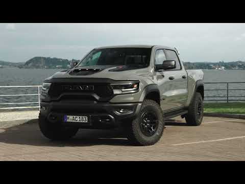 2023 RAM 1500 TRX LUNAR EDITION - exclusive Ceramic Gray exterior color, stellar interior styling