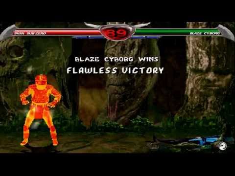 MK Chaotic gameplay #54 - Blaze Cyborg