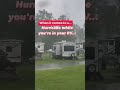 Here's how we prepare for a storm in our RV #hurricane #rvliving #hurricaneseason #shorts