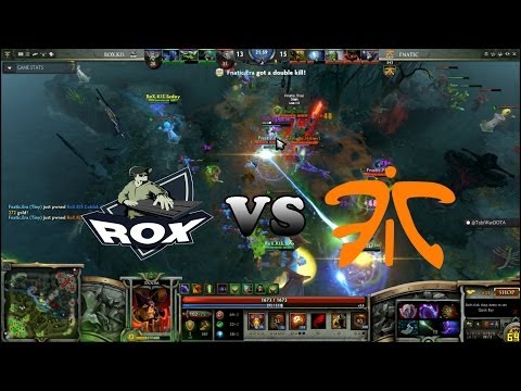 Dota 2 - Fnatic.Era TINY double ultrakill VS RoX.KIS - HE IS A MONSTER PLAYS TINY, AWESOME!!! D2CL