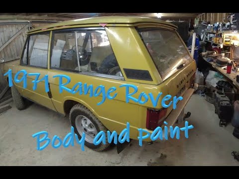 1971 Range Rover Bahama Gold body and paint refurb - Profanity warnings