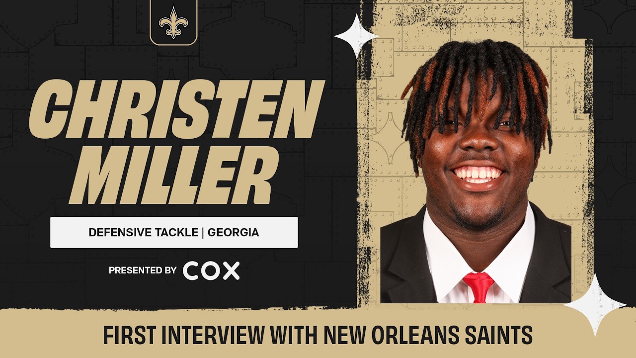 Christen Miller First Interview with the Saints | 2026 NFL Draft
