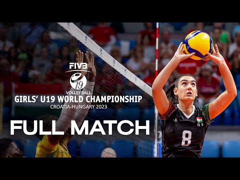 HUN🇭🇺 vs. EGY🇪🇬 - Full Match | Girls' U19 World Championship | Pool A