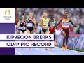 Faith Kipyegon Breaks Olympic Record Women S 1500m Paris2024 Highlights