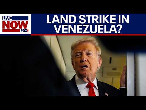Video | Trump says he is not planning military strikes within Venezuela