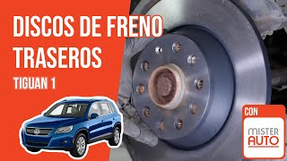 Youtube thumbnail of video "Cómo cambiar los discos y las pastillas de freno traseros Tiguan 1  🚗"