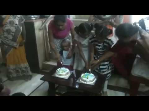 Cake cutting at Maruthi Orphanage, Hyderabad as part of Baba Prasadalay visit on 26th Mar 2017
