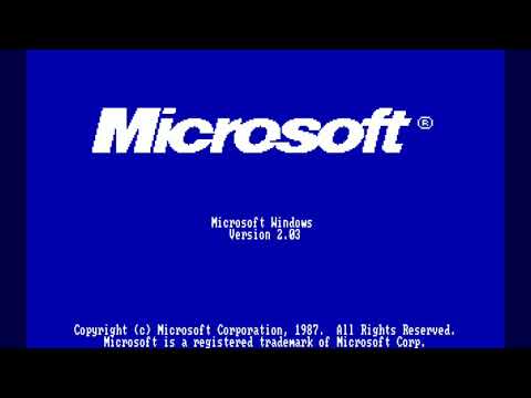 Ukázka: Windows 2.03 & MS-DOS 6.22 na 386 DX/40 MHz
