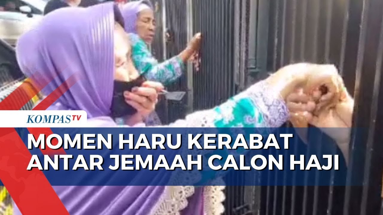 Momen Keberangkatan Jemaah Calon Haji dari Surabaya dan Palembang