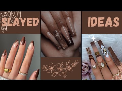 Brown Nails Design