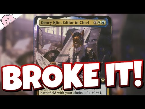 It Took 3 Seconds to Break This Card! | Denry Klin, Editor in Chief | New Capenna Leaks | MTG