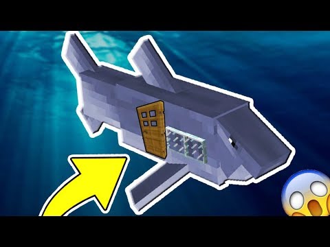 COME VIVERE DENTRO uno SQUALO su MINECRAFT ITA