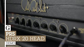 Video thumbnail for PRS HDRX 20 head Demo by Guitarist