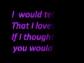 Boy's Don't Cry With Lyrics 