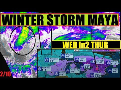 WINTER STORM MAYA "Nearly a YEARS worth of Snow in 1 day"
