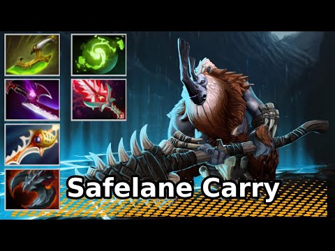 Magnus Safelane Carry Build, Almost Throw Game  | Dota 2 New Meta Highlights