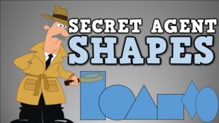Secret Agent Shapes (song for kids about finding basic shapes in the room)