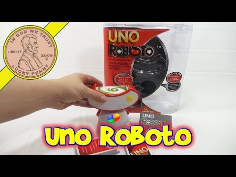 Uno Roboto - The Interactive WILD Card Game, Mattel Toys 