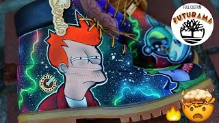 Full Custom | &quot;Futurama&quot; Galaxy Timberlands by SIERATO