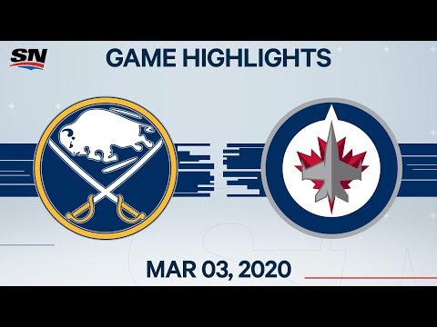 NHL Highlights | Sabres vs. Jets – Mar. 3, 2020