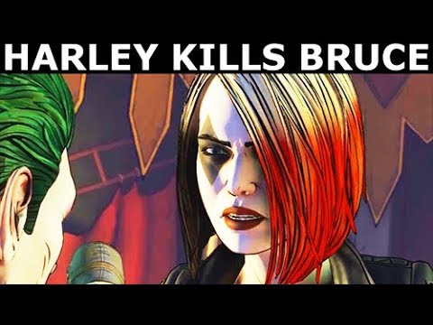 Harley Quinn Kills Bruce Wayne - BATMAN Season 2 The Enemy Within Episode 5: Same Stitch