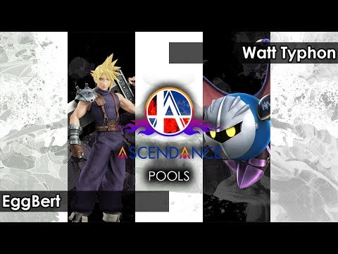 Smash 4: EggBert (Cloud) V Watt Typhon (MetaKnight) - Ascendance Tournament SSB4