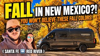 You Won’t Believe These Fall Colors… in New Mexico 🍁 (Santa Fe → Red River)