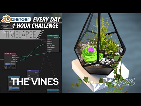 Procedural Plants with Geometry Nodes - Blender Every Day #324