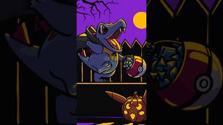 🦇💧 What if Totodile went trick-or-treating… but make it vampire mode 🩸🍬✨ Custom Pokémon art card